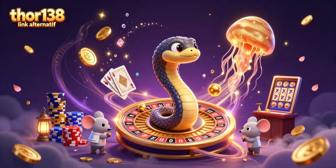 Memenangkan permainan di thor138 link alternatif dengan koleksi mahjong dan permainan kasino menarik lainnya.