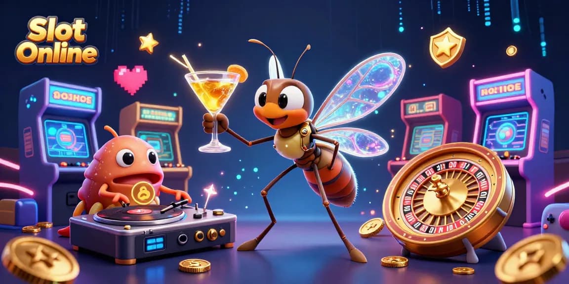 Experience the thrill of Slot Online with engaging characters and casino elements in vibrant 3D.