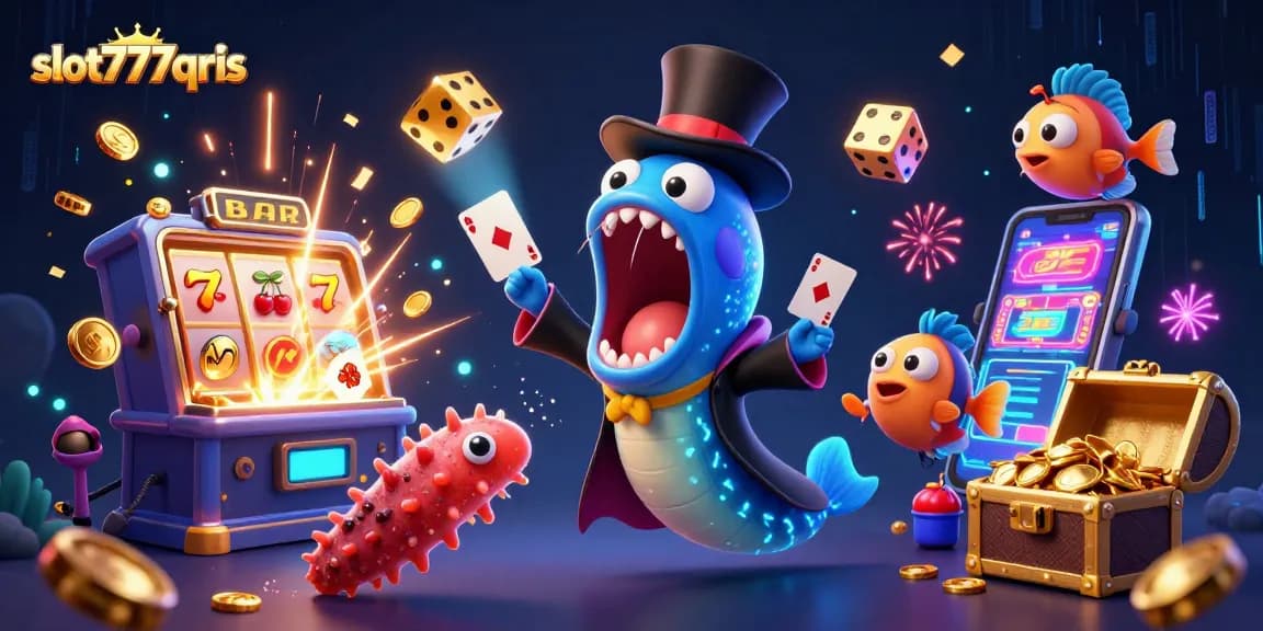 Experience thrilling gameplay at slot777qris with inviting visuals and a magical casino atmosphere.