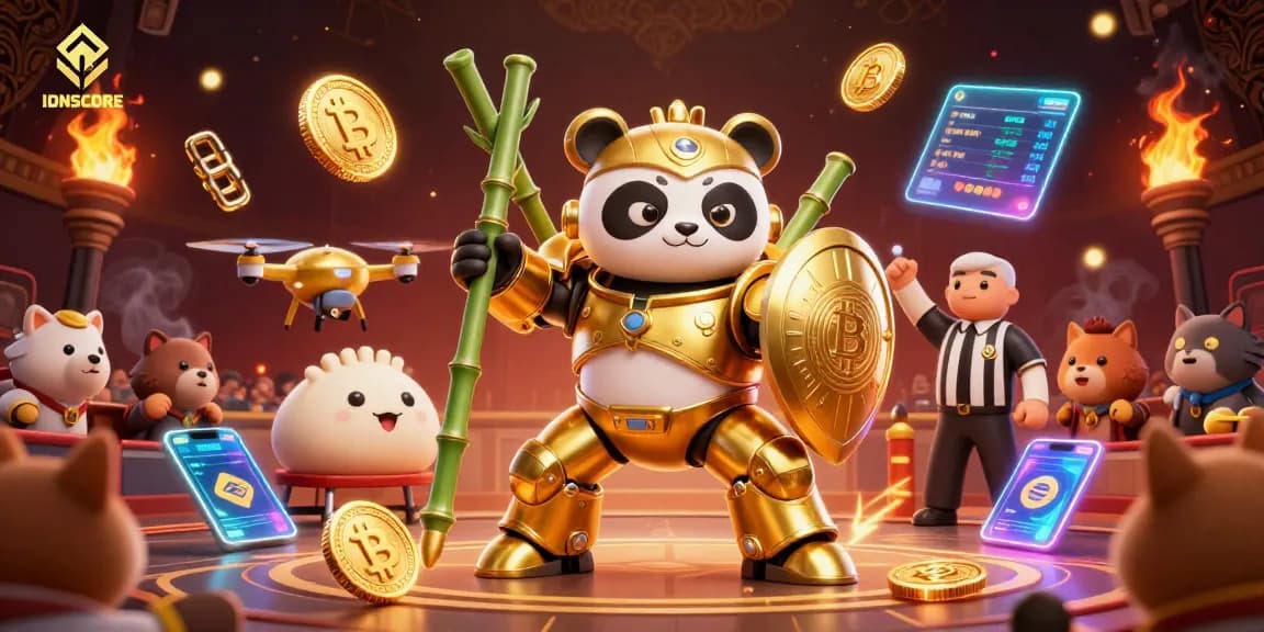 Experience thrilling gaming with IDNSCORE in an epic, vibrant casino arena.