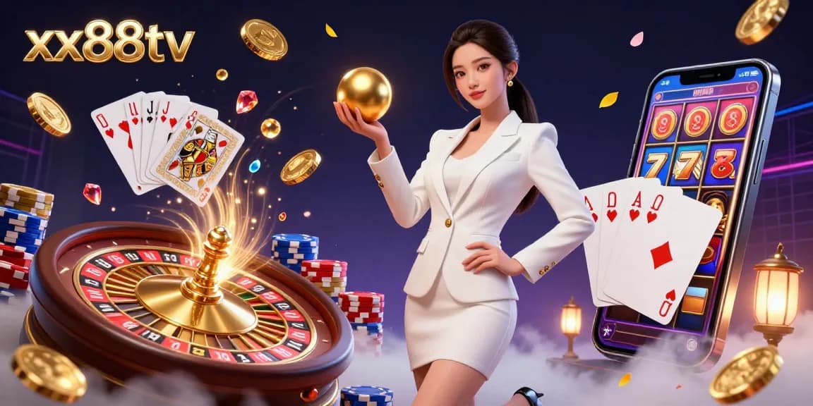 Experience exciting casino action at xx88tv with stunning plays, golden chips, and vibrant gameplay.