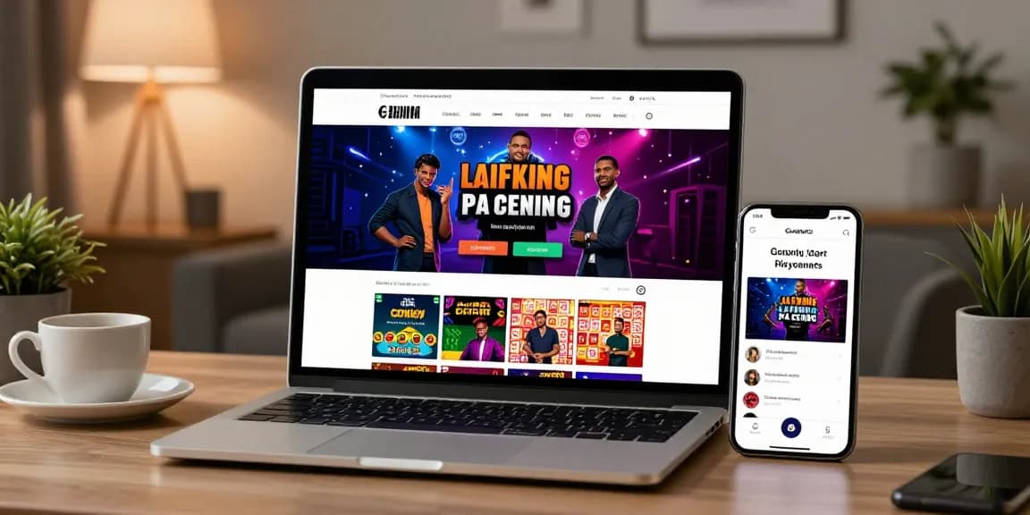 Giao diện trực tuyến E2WIN với nhiều trò chơi cá cược hấp dẫn.