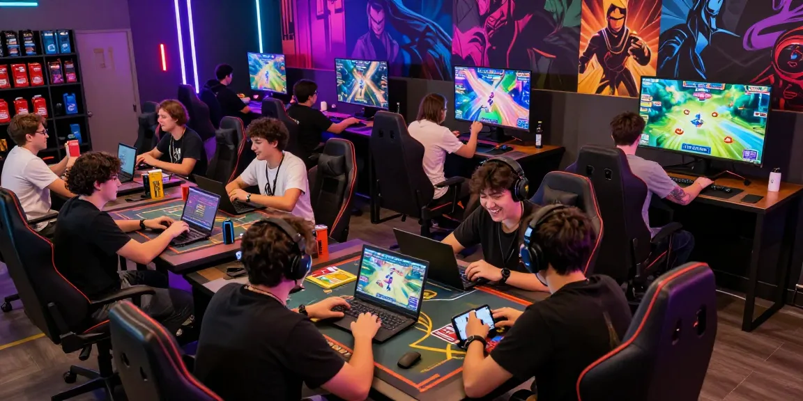 Exciting gaming lounge atmosphere with players enjoying sunwin card games.