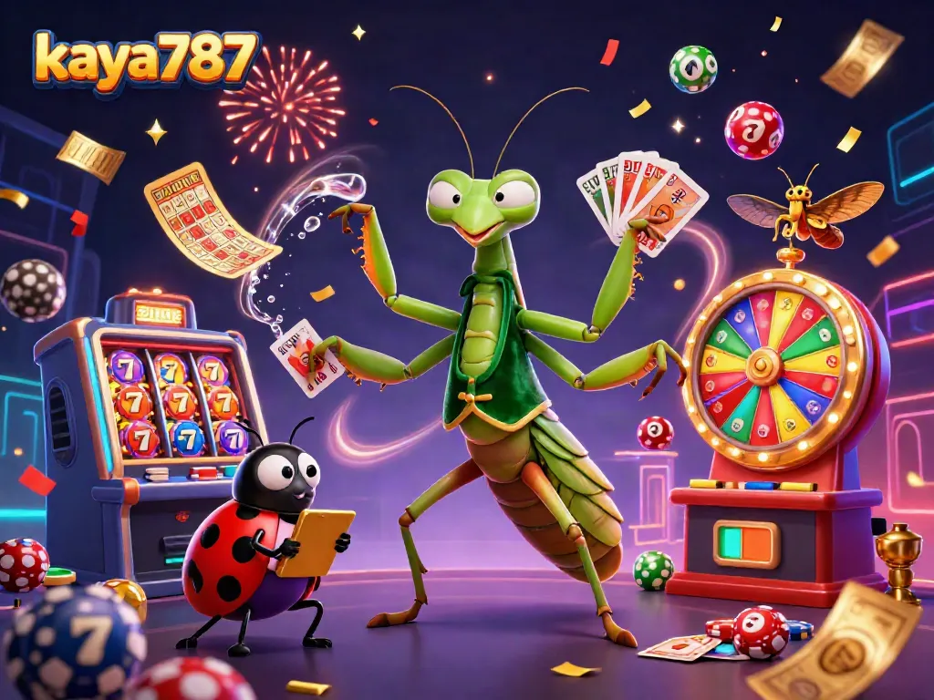 Engage in thrilling gameplay with kaya787 featuring a lively casino scene and dynamic slot machines.