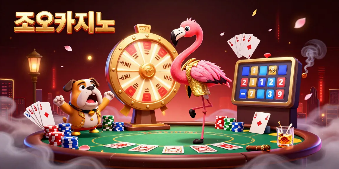 Spin to win at 조이카지노 with dynamic rewards and excitement in a vibrant casino scene.