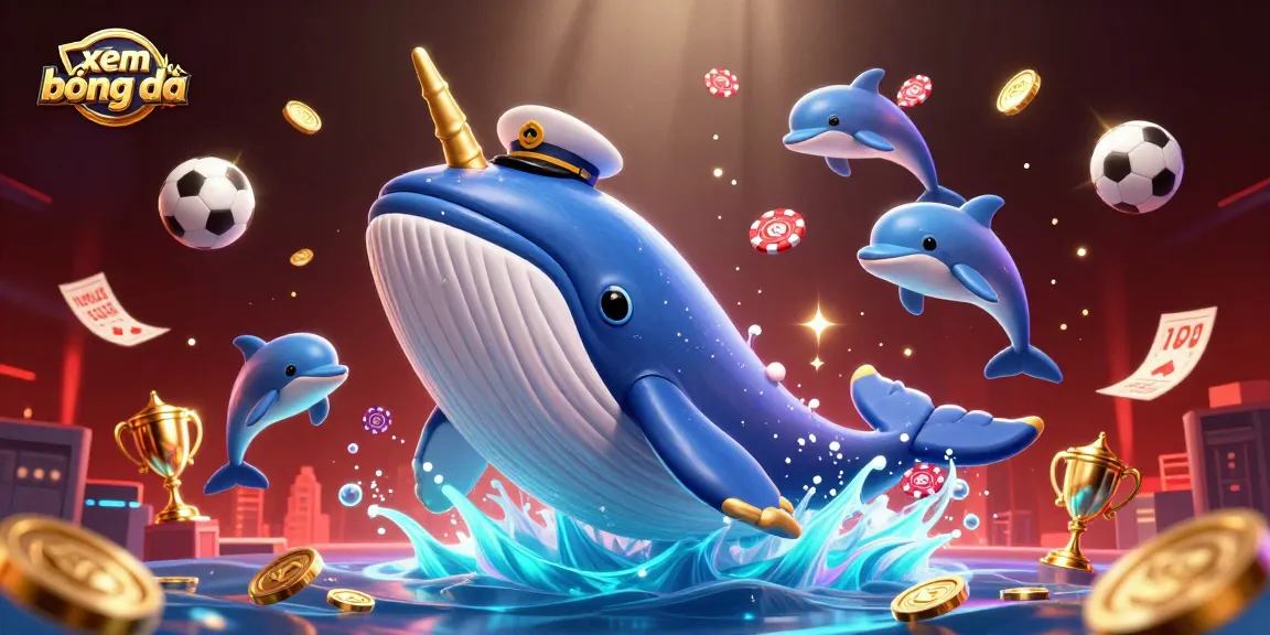 Xem bóng đá today with an energetic scene depicting cartoon characters amidst vibrant sports elements.
