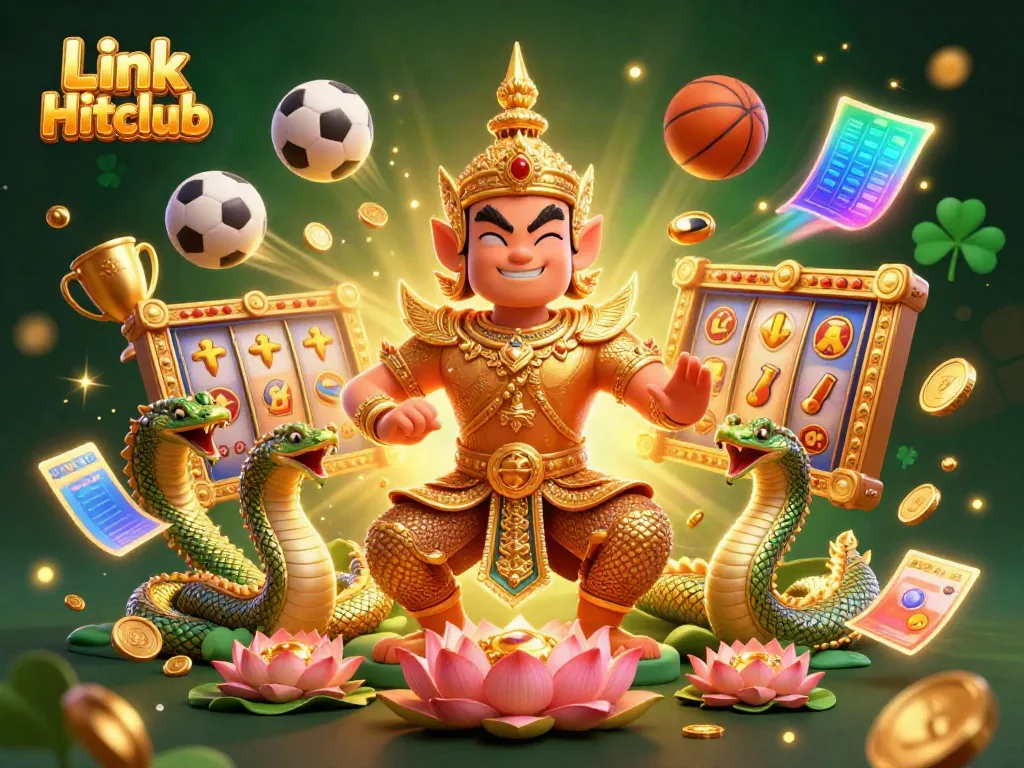 Engage in thrilling gameplay opportunities at Link Hitclub with vibrant slot reels and dynamic gaming elements.