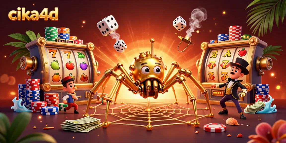 Catching jackpots in slot games at cika4d with a steampunk twist and animated characters.