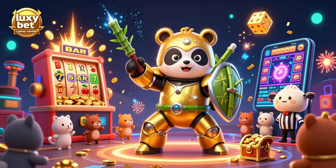 Engage with the luxy bet casino review and have fun with a vibrant 3D digital illustration full of casino elements.