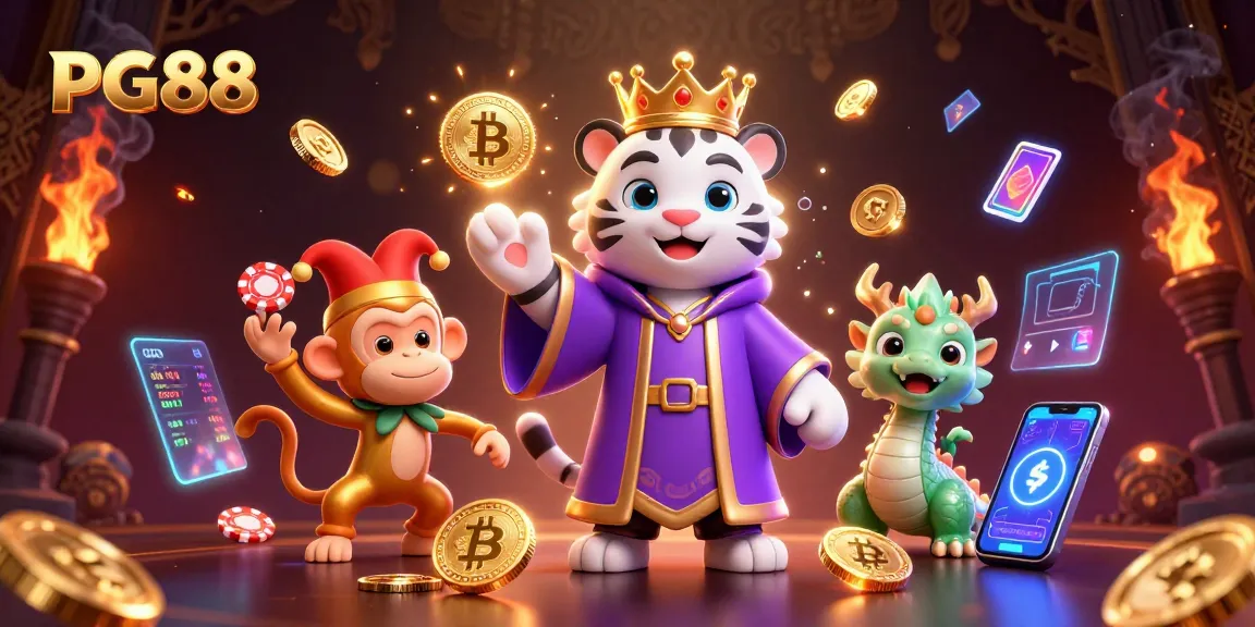 Experience thrilling games at PG88 with vibrant casino characters and stunning visuals.