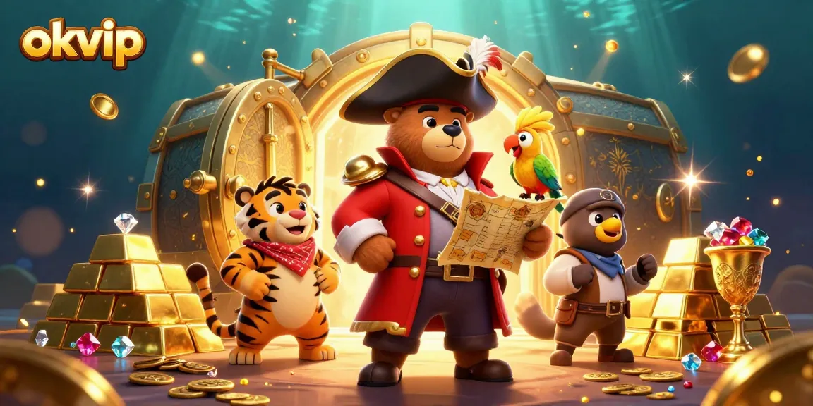 Experience okvip's thrilling treasure hunt while diving into a world of interactive gaming adventures.
