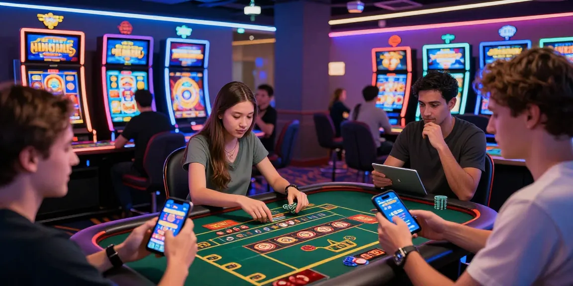 Engaging gaming scene displaying players enjoying thrilling casino games while exploring Withdraw Bola88 opportunities.