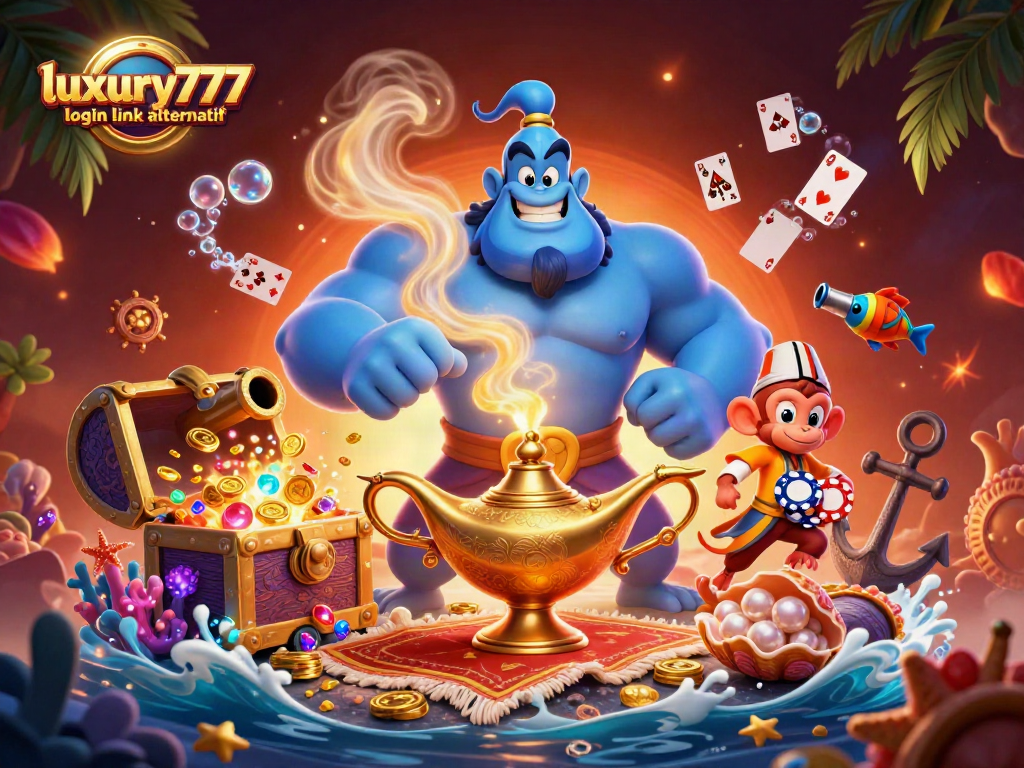 Menangkan permainan dengan luxury777 login link alternatif dalam ilustrasi kasino 3D yang memukau.