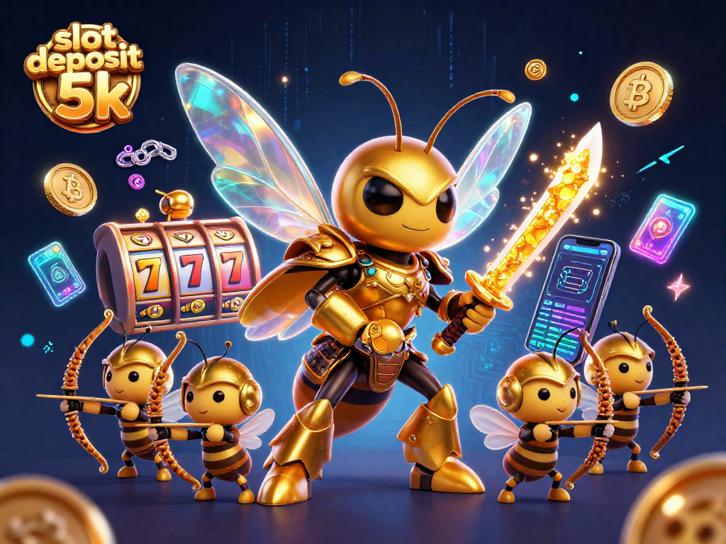 Menangkan jackpot dengan slot deposit 5k, simbol kegembiraan dan keberuntungan dalam permainan kasino!