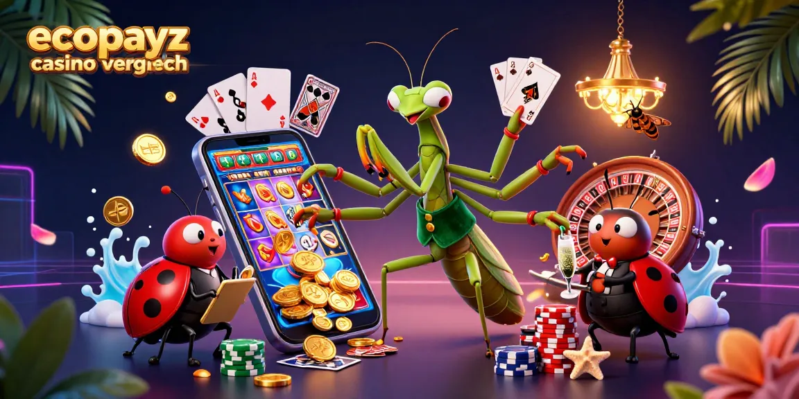 Engage in the action with our ecopayz casino vergleich illustration, showcasing dynamic games and characters.