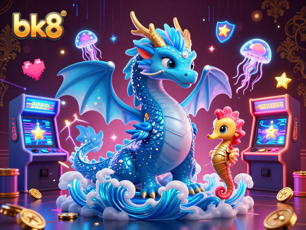 Experience exhilarating gameplay with bk8's vibrant 3D casino adventure featuring a majestic dragon and knight.