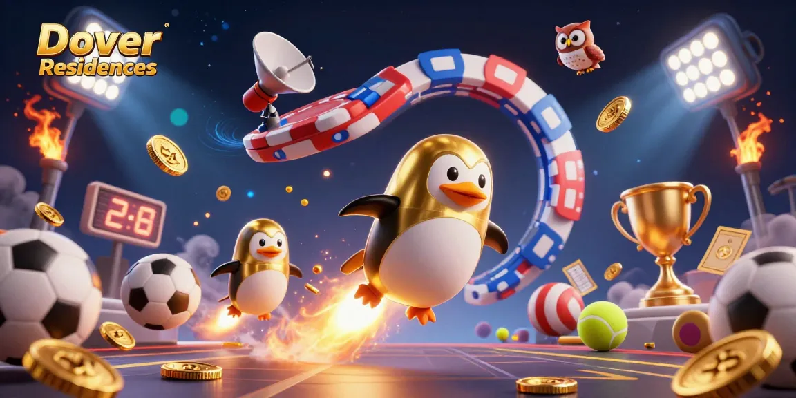 Dover Residences menghidupkan pengalaman taruhan dengan penguin emas meluncur ke kasino