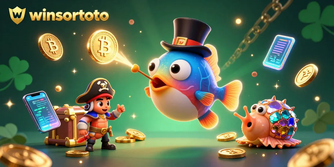 Experience winsortoto's thrilling adventure with golden coins and lively sea creatures!