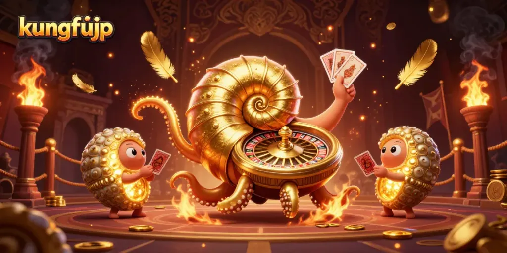 Menangkan taruhan Anda dengan kungfujp di arena pertarungan yang epik.
