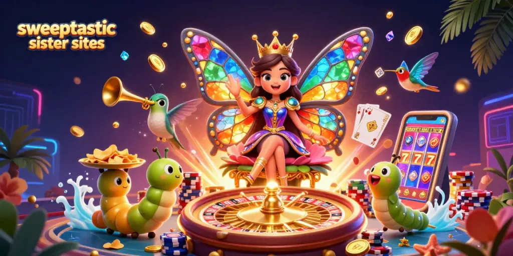 Win big at sweeptastic sister sites with dazzling games and shimmering rewards