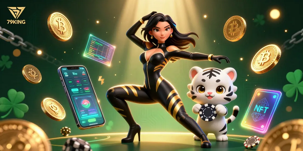 Engage with 79KING by experiencing a vibrant online casino scene featuring crypto elements and vibrant gameplay.