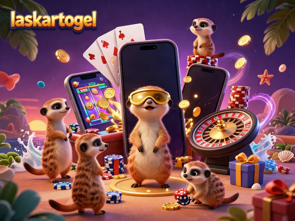 Experience exciting gaming with laskartogel’s lively meerkat casino scene filled with slot games and vibrant energy.